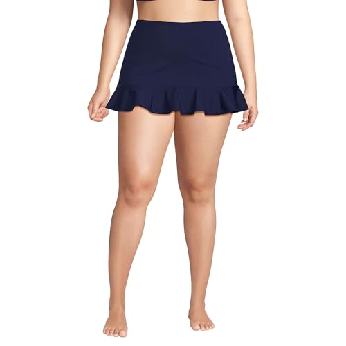 Lands' End Women's Ruffle Hem Swim Skirt