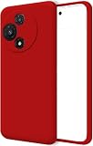 Custodia Compatibile con TCL 60R 5G T519H, 60 R 5G / TCL 60 5G T521H / TCL 60 SE T517H / 60 SE NXTpaper 5G T521K BACK COVER case GEL SILICONE protezione flessibile SLIM matte MORBIDA TPU (Rosso)