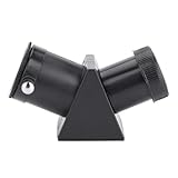 Beufee 45 Degree Erecting Prism, Telescope Eyepiece Diagonal 45 Degree Telescope Prism 0.96' 24.3mm 45 Degree Refracting for Telescope Erecting Prism