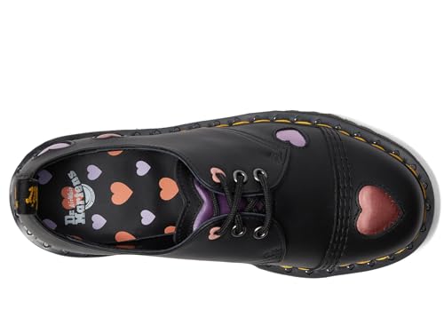 Dr. Martens Women's 1461 Quad Heart Leather Platform Shoe2