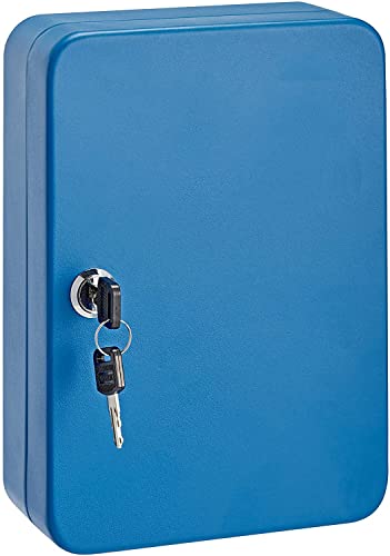 Mcb 48 Key Cabinet Steel Security Key Organizer Wall Mount Lock Box With Key Lock (Blue) #TOP20