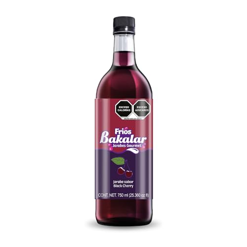 black cherry color Marca Frios Bakalar Jarabes Gourmet