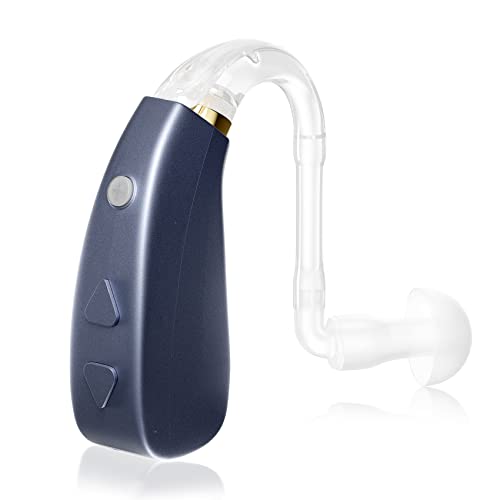 Rechargeable Hearing Amplifier for Seniors with 3 Channels Noise Cancelling, Digital Sound Amplifiers for Adults, Hearing Aid Accessory Kit Included