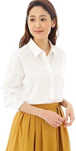 Amazon ナチュラルビューティー Natural Beauty ウォッシャブル Purpose フィブリルブロードシャツブラウス ホワイト 40 シャツ ブラウス 通販