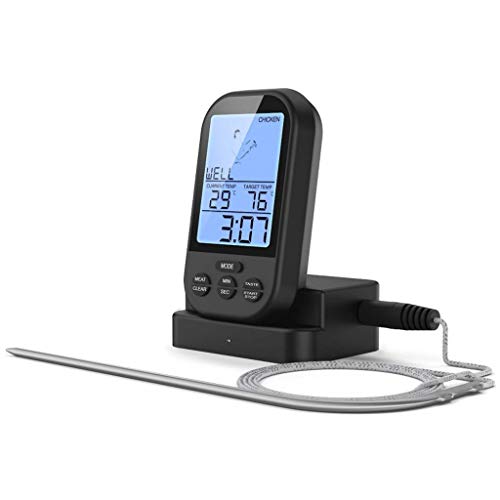 Sonde de température thermomètre BBQ sans fil ABS avec émetteur pour cuisson