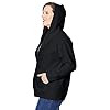 Just My Size Hanes ComfortBlend Women's Plus-Size Full Zip Fleece Hoodie, Ebony, 3XL #5