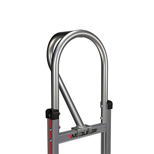 Magliner Hmk15Auac Aluminum Hand Truck, Vertical Loop Handle, 18" X 7-1/2" Aluminum Diecast Nose Plate, 500 Lb Capacity #TOP2
