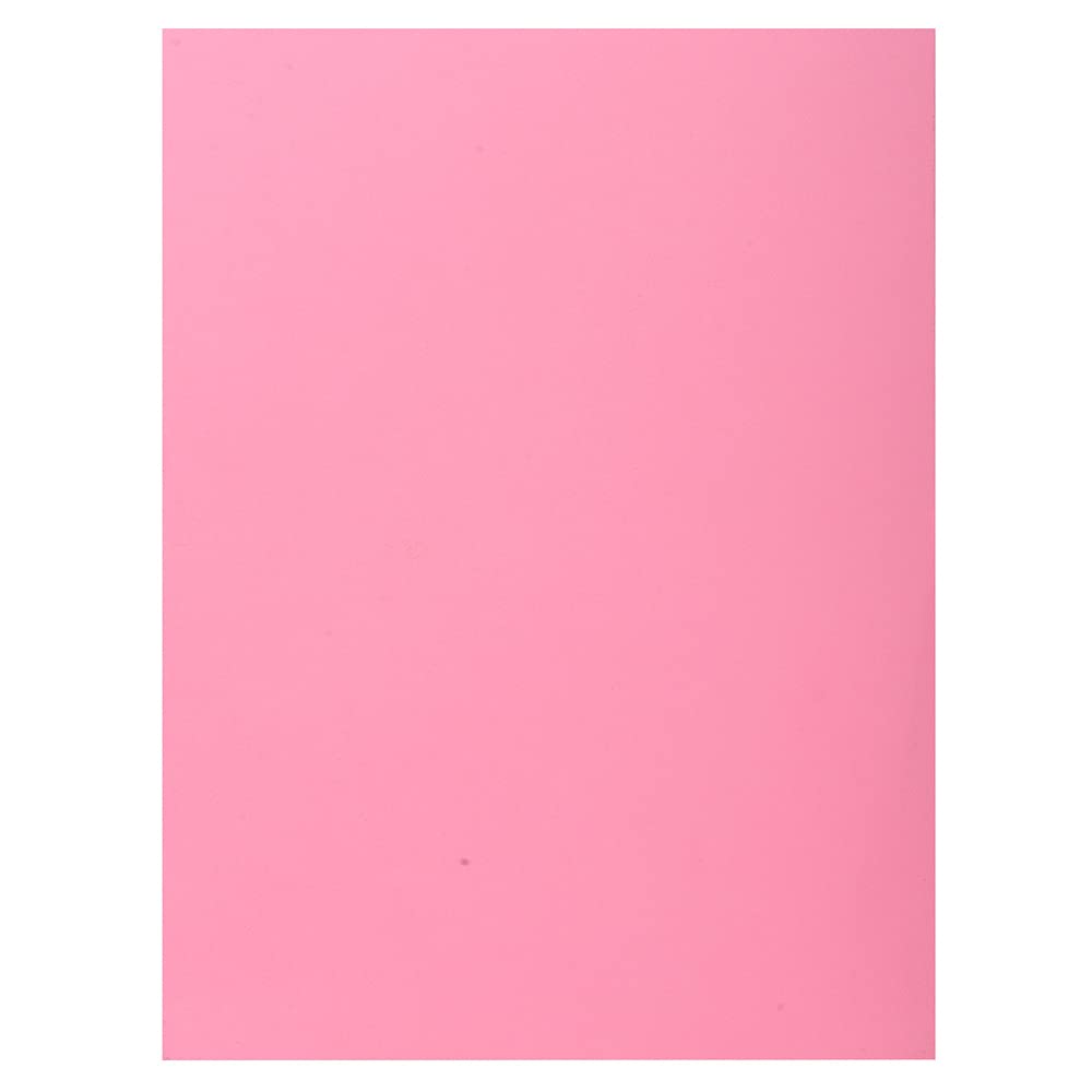 Exacompta - Art.-Nr. 339003E – Karton mit 5 Packungen mit je 50 Schnellhefter mit 1 Klappe SUPER 210 g/m² – Pastellfarben – PEFC™-zertifizierte Mappen – Maße: 24 x 32 cm für DIN A4 – Farbe Rosa