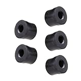 Hoement 5stücke Teiliges Trombone Gummipuffer Endkappen für Posaune Rutschfeste Gummistopper zur Geräuschreduzierung und Besserem Halt Kompatibel mit Meisten Posaunenmodellen Einfach zu Re