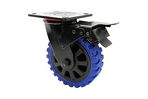 Shepherd Hardware 8683E Vibrant Blue Series Wheel, 6-Inch #TOP3