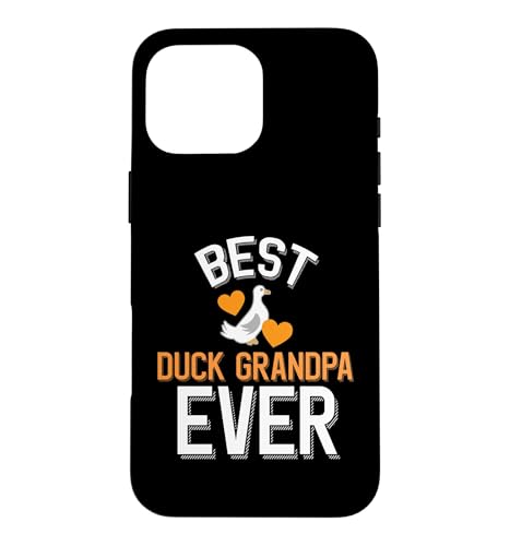 Best Duck Grandpa Ever Cute Duck With Heart �X�}�z�P�[�X iPhone 16 Pro Max �p
