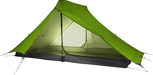 Tente 2 personnes outdoor 2pro ultralight camping pour randonnée 4 saisons verte