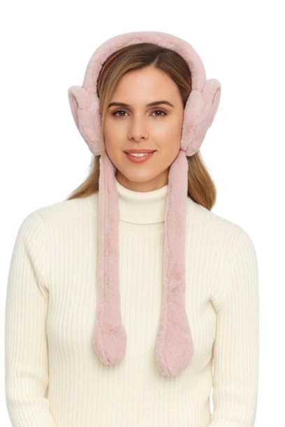 Winter Ear Muffs with Moving Flaps | Fits for 7 years to Adults | Soft & Fluffy | Plush, Cozy Ear Warmers for Cold Weather-image-45