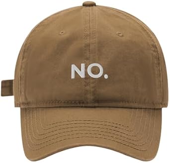 Baseball Cap Men Women NO. Embroidered Unisex Adjustable Dad Hat