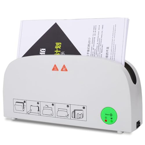 Bindegerät, 250-W-Thermobindegerät, max. 33 mm Bindestärke, A4-Buchrücken-Bindeset, 1-Minuten-Schnellbindezeit, elektrisches Heißklebebindegerät für Fotoalben, Dokumente und Berichte