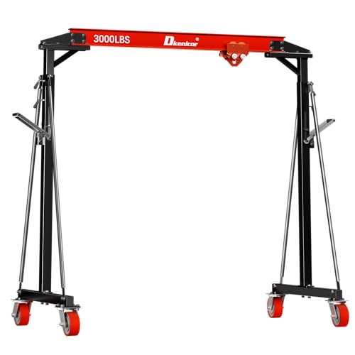 2 Ton Adjustable Steel Gantry Crane for Workshops