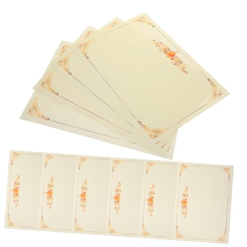 Produits de bureau SHOWERORO avec papier de certificat et enveloppes artisanales