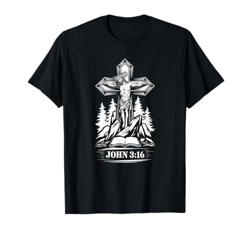 For God So Loved The World Christian Bible Verse John 3 16 T-Shirt