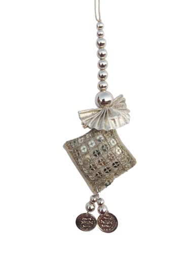 Beadsholm Set Of 2 Latkan Hanging For Blouse Lehenga And Saree, Beaded Tassels Boho Hippie Jewelery Making Ethnic Latkan Craft Sewing Sari Tassel Dress Material, Tassels Crafting Sewing 1 Pair #TOP1