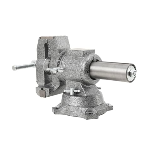Image of NICCOO 4 Inch Bench Vice for Workbench Heavy Duty Work Table Vise with 360 Degrees Swivel Base for Workshop Factory Woodworking