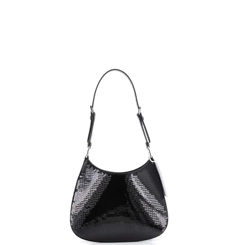 Pre-Loved Cleo Shoulder Bag Sequins Small, Black3