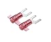 Panduit PMN1-6F-3K Reel Smart System Metric Fork Terminals, Nylon Insulated, Non-Funnel Entry, 0.5 - 1.5mm Wire Range, Red, M6 Stud Size, 3.7mm Max Insulation, 11.2mm Width, 6.9mm Center Hole Diameter, 26.4mm Length (3000 Pieces Per Reel)