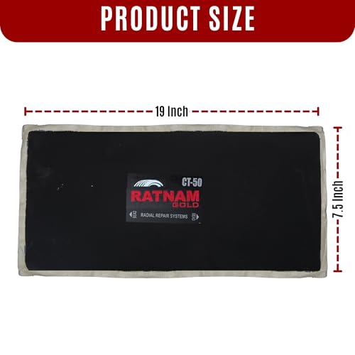 Image of Radial Tyre Repair Patch No. 50 | Heavy-Duty Rubber Puncture Repair Patch for Car, Truck & SUV Tyres | Strong, Durable, Easy Application Automotive Tyre Repair Kit | Box Pack Of 1