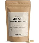 Cupplement Shilajit 60 gélules 5 % d'extrait de résine 500 mg gélule – Superaliment – Sans poudre, bio, goutte à goutte