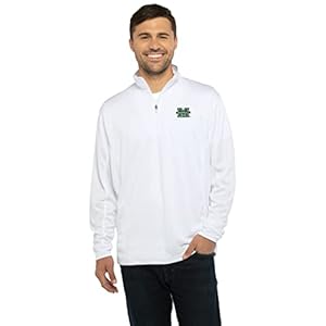 Vantage Apparel Men’s Collegiate Micro Mesh Performance Team Color 1/4 Zip Pullover, Marshall Thundering Herd, Medium