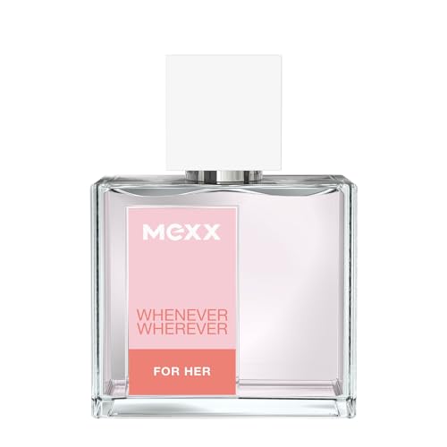 MEXX Whenever Wherever Woman Eau de Toilette, frischer, blumig-fruchtiger Duft fĂĽr Frauen, 30ML
