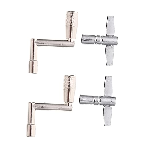 FUNOMOCYA 4pcs Adjustable Drum Key Wrench Drum Set Parts Accessories Safe for Long Term Use