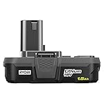 Ryobi P189 18 Volt 1.5 Ah One+ Lithium-Ion Cordless Compact Rechargeable Quick-Release Battery