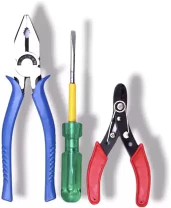 Sky Blue Enterprises Multipurpose Professional Home & Office Used Combination Tool's kit (3 Piece) Hand Tool Kit?(3 Tools)