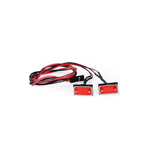 Luz de señal de giro RC crawler car 1/10 focos laterales color rojo para rgt y yikong