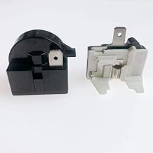 QP2-4R7 1Pin Refrigerator Starter Relay and 6750C-0005P Overload Protector 2 Pieces in Total