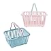 Alipis 2Pcs Storage Baskets Bagno Doccia Tote Organizzatore Bides Blocchetti per La Spesa Cestino Del Giocattolo Cestino con Maniglie per La Cucina Del Dormitorio Del College