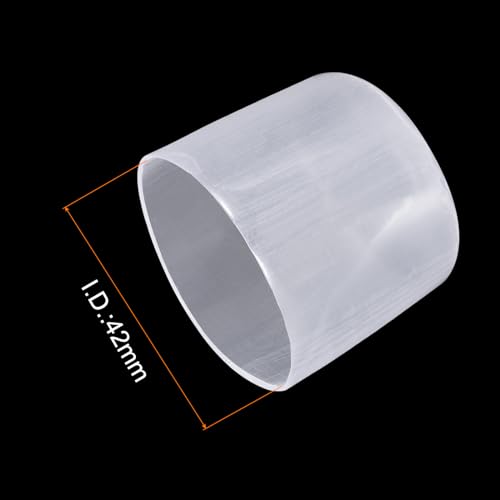 Image of uxcell 4pcs Rubber End Caps 42mm ID Vinyl Round Tube Bolt Cap Cover Screw Thread Protectors Clear, 40mm Height