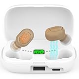 集音器 高齢者 しゅうおんき 【2025新登場・簡単操作・自動電源ON/OFF】4段階音量調整 音声拡聴器 最大20-30時間連続使用可 1200mah充電ケースは200時間の充電を追加 軽量 ノイズ低減 Type-C充電式 残量表示 両耳対応 人間工学 耳穴型 父の日 母の日 敬老の日 誕生日 プレゼント 贈り物 日本語取扱説明書