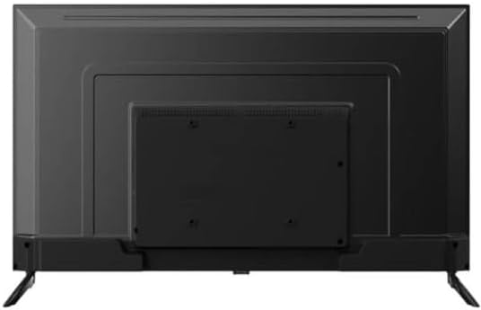 daretu view of the CHiQ U55QG7L QLED TV, showing mounting points for the stand or wall bracket.