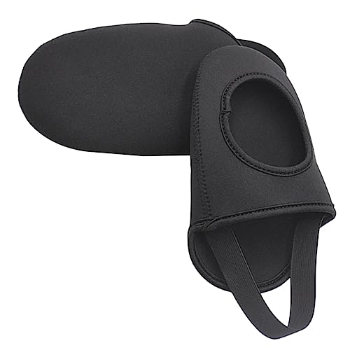 TOBBOMEY Riding Overshoes Neoprene Bike Overshoes for Windproof Protection Half Shoe Cover for Outdoor Riding