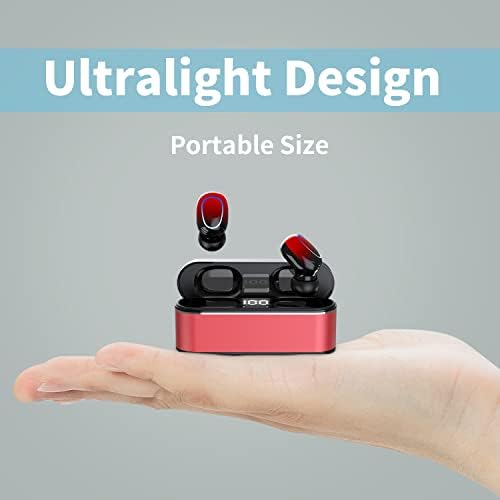 Wireless Earbuds Bluetooth 5.1 Wireless Headphone with Microphone, Noise Cancelling Wireless Ear Buds, Smallest Earbuds for Samsung Wireless Earphone audifonos Bluetooth inalambricos