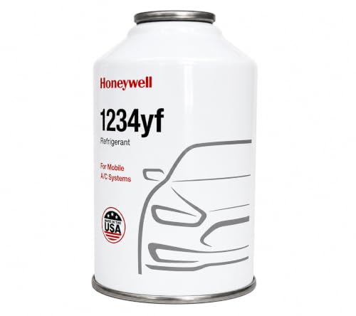 R1234yf Automotive ac REFRIGERENT 8 oz - Qty 1 can with self Sealed Valve Easy use-Made in The USA Safe for Vehicles Replacing R1234YF.