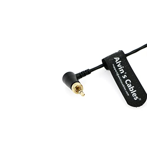 Alvin’s Cables 3.5mm TRS to BNC Timecode Cable for Canon C70 for Sony F55 FX9, Zaxcom, Zoom F4, Locking 3.5mm TRS - Image 3