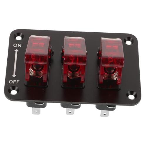 Interrupteur à bascule étanche 12V rouge élimine les pannes de panneau sur votre bateau