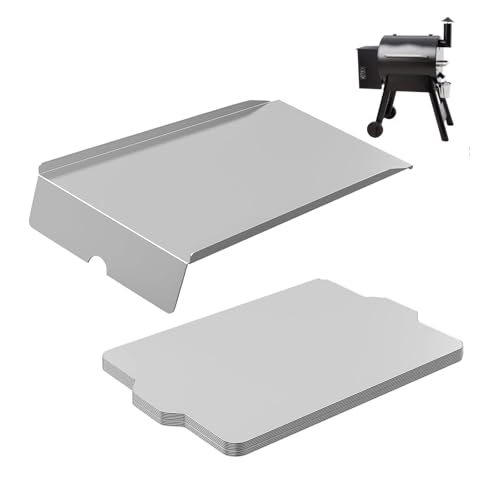 Drip Pan Heat Baffle with 6 Pack Drip Tray Liners for Traeger Pro 22 Series