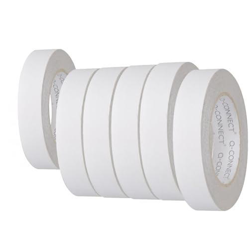 Q-Connect Clear Double-Sided Tape 25mm KF02221
