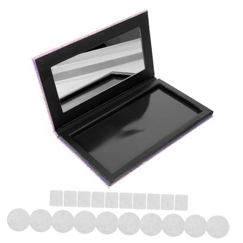 Vaguelly 1 Juego Bandeja De Sombra De Ojos Vacía Paleta De Sombras De Ojos Paletas De Maquillaje Magnéticas Vacías Paletas De Cosméticos Paleta De Maquillaje Vacía Paleta Magnética Planchar