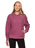 RBX Active Women's Waffle Knit Hoodie in Regular and Plus Sizes, Lightweight Long Sleeve Thermal Relaxed Fit Sweatshirt with
