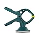 wolfcraft 1 Mini-Federzwinge mit Saugnapf microfix S I 3662000 I Verwendbar in allen Haushalten, geeignet für Hobby, Garten, Auto und Freizeit (Camping)