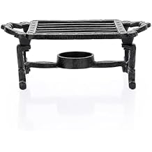 Sumnacon Tea Warmer Cast Iron Tea Pot Warmer with Tealight Candle Holder Sturdy Functional Teapot Warmer Stand for Office Party or Desk RetroTea Pot Heater for Heating Milk,Tea,Coffee,Food
